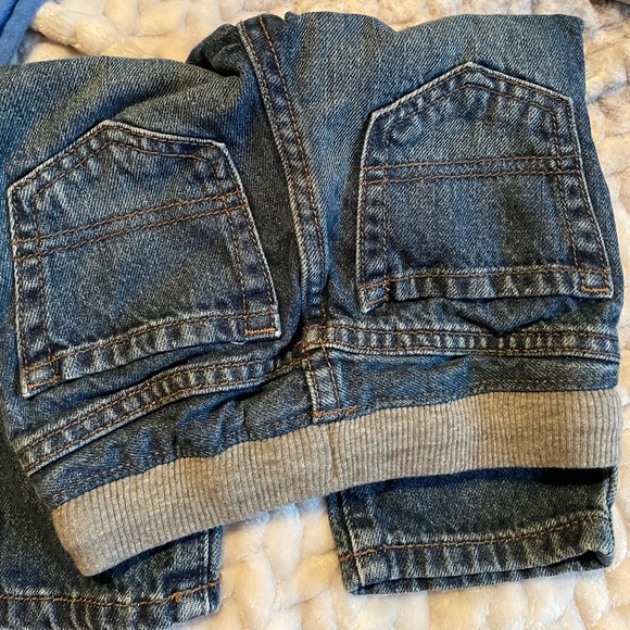 Lot of 3~Baby Boy’s Jeans, Onesie w collar, plaid drawstring shorts Size:18-24 M - Picture 8 of 10